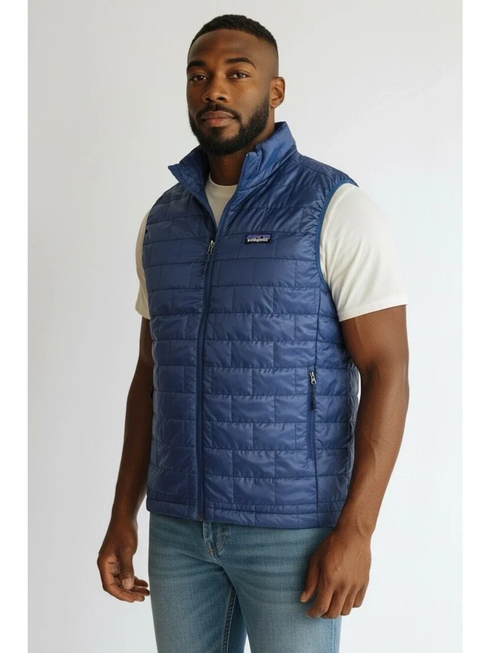 $199 Patagonia Nano Puff Vest Clement Blue Men's Size XL